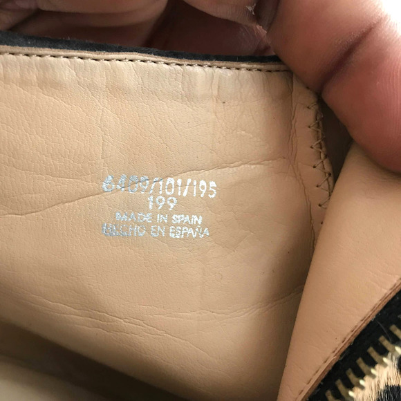 Zara Leopard Print Wedge Booties Size 40 - Picture 6 of 7